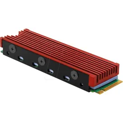 AXG CLR-M2 - Kühlkörper für M.2 SSD 2280 rot