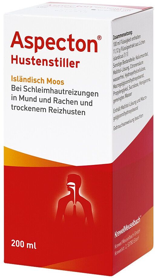 Aspecton Hustenstiller Isländisch Moos Saft 200ml