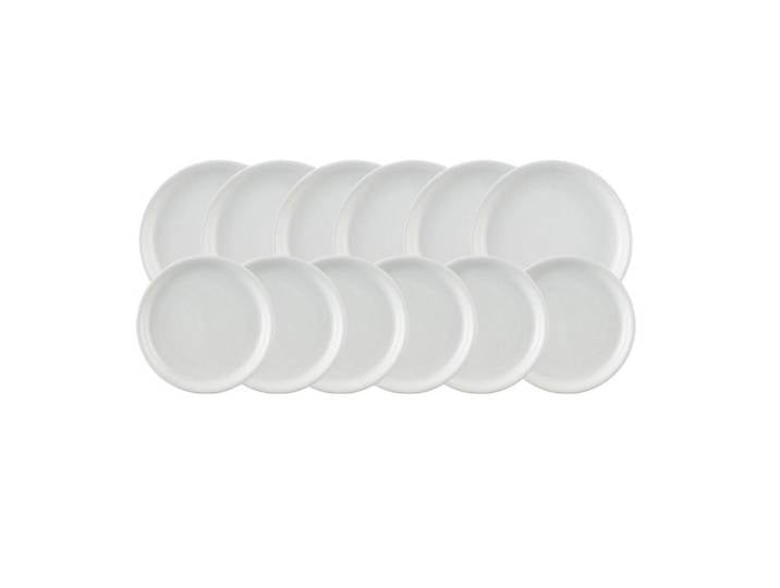 Thomas Porzellan Tafelservice Thomas Trend Weiss Teller Set 12 tlg., 6 Personen, Porzellan