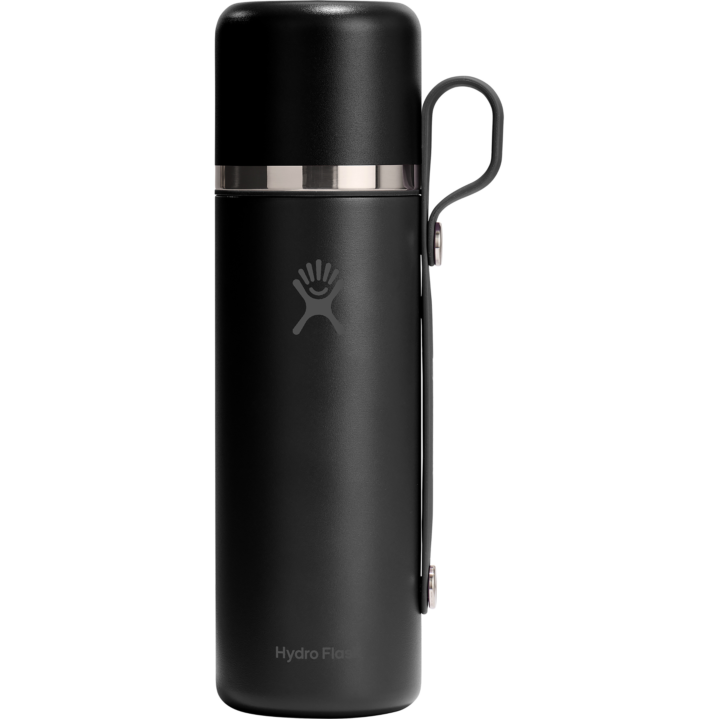 Hydro Flask 28oz Hot Isolierflasche mit Becher Isolierflaschen schwarz Größe 0.75L Camping
