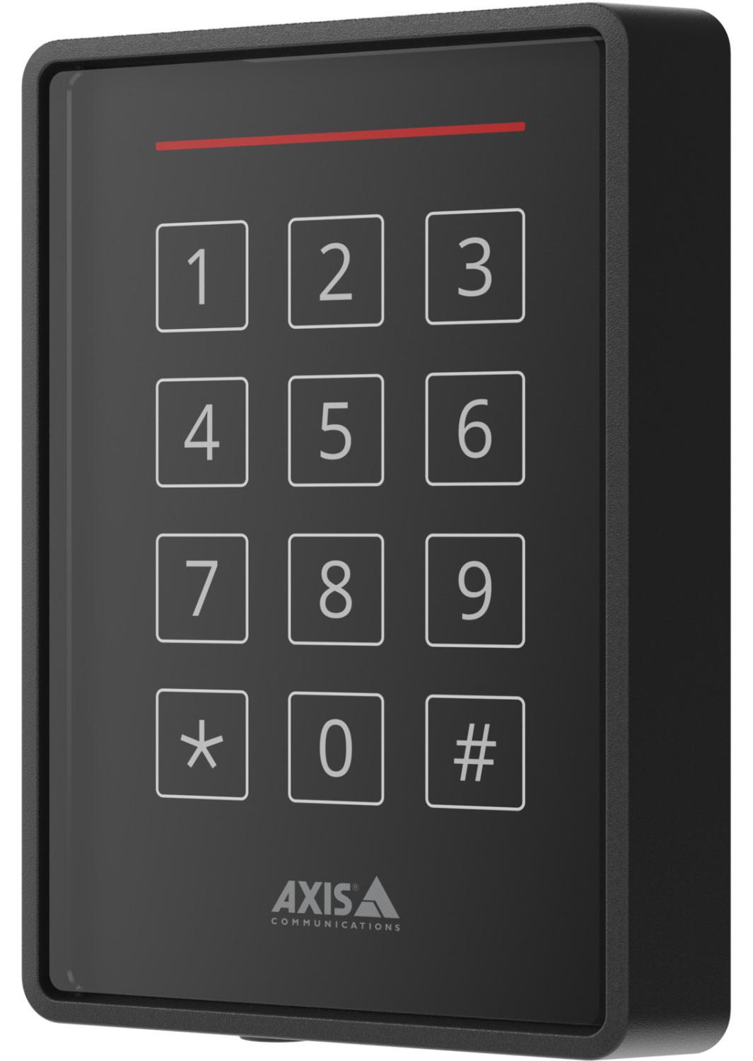 Axis A4131-E, Basis-Zugangskontrollleser, Zugriffscodeleser, Zugriffschip/Kartenleser, Vandalesicher, IP65, IP66
