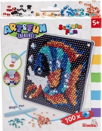 Simba A&F Paillettenbild Fisch