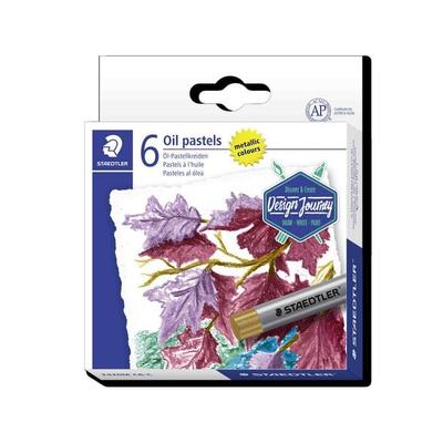 STAEDTLER Ölpastellkreide Metallic, 6er Kartonetui