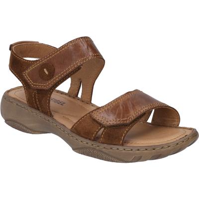 Sandale JOSEF SEIBEL "Debra 58, brandy", Damen, Gr. 39, braun (brandy), Obermaterial: 100% Rindsleder Leather cow., Schuhe Sandale