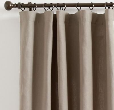 "Suzanne Kasler Signature 13oz Linen Panel - Blanc, 50""W x 120""L - Ballard Designs"