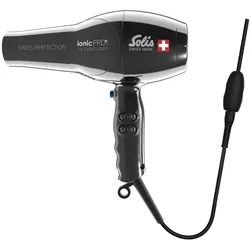 Solis Haartrockner, 2300 W, Ionen, 5 Stufen + Kaltstufe, 50% mehr Luftdruck