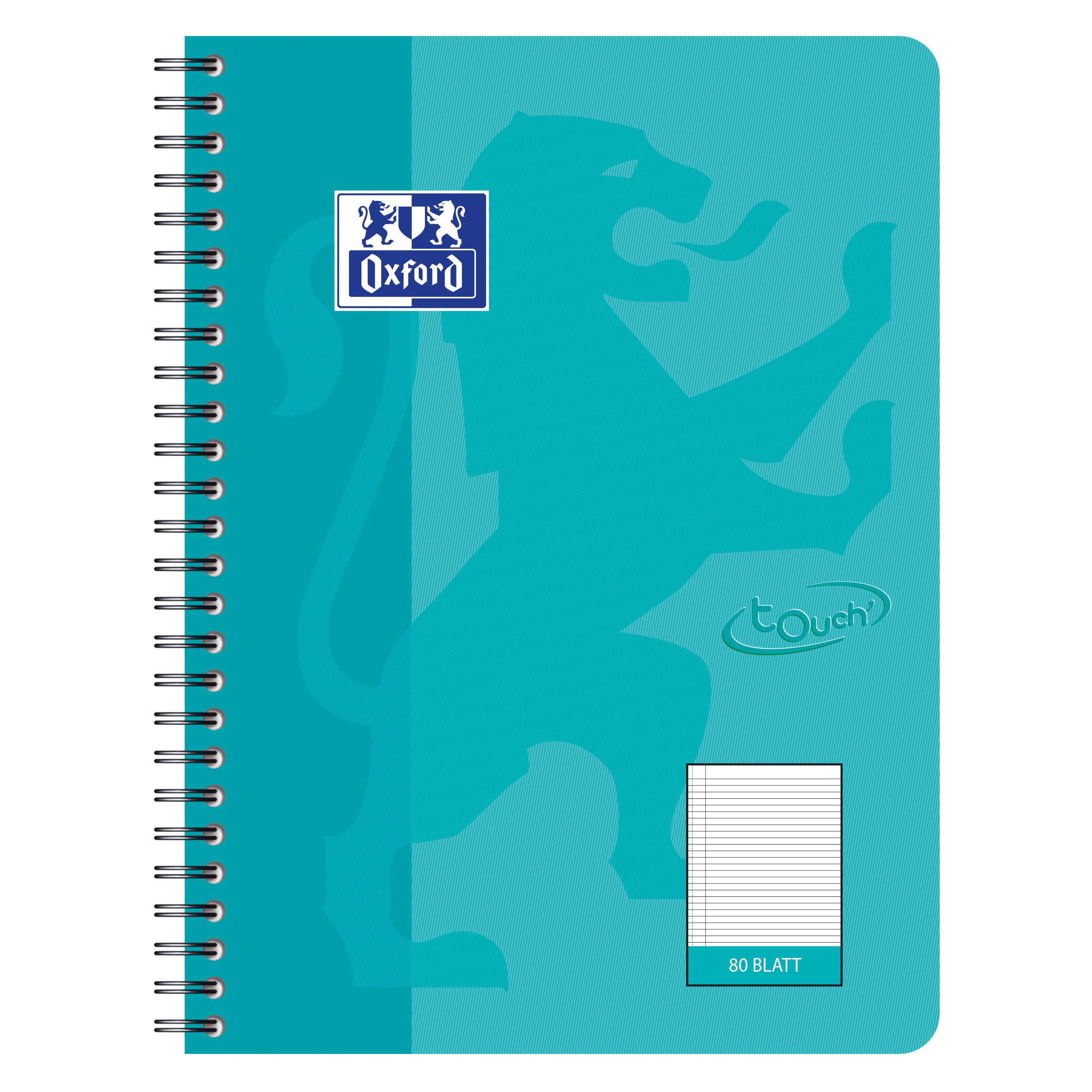 Oxford Collegeblock Touch (B5, Blanko, Harter Einband) (400086489)