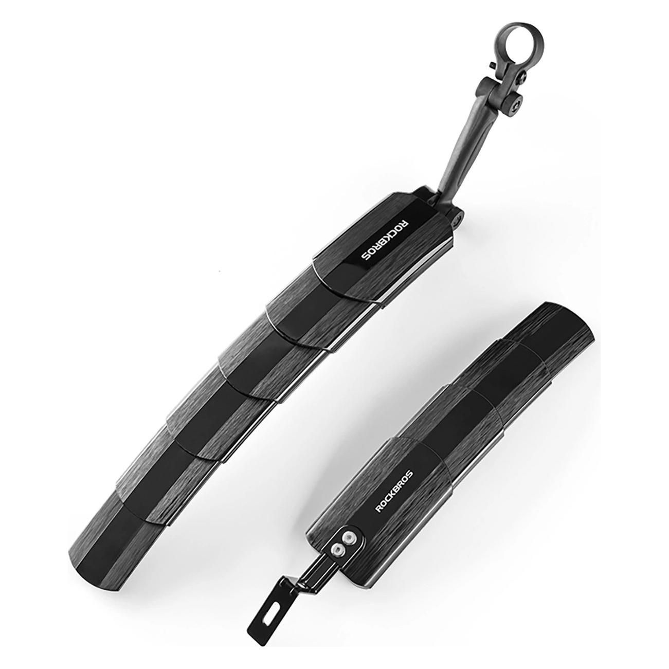 Rockbros Zestaw błotników rowerowych FK-810 składane teleskopowe - czarny (Schutzblech Set) (5907769386558)