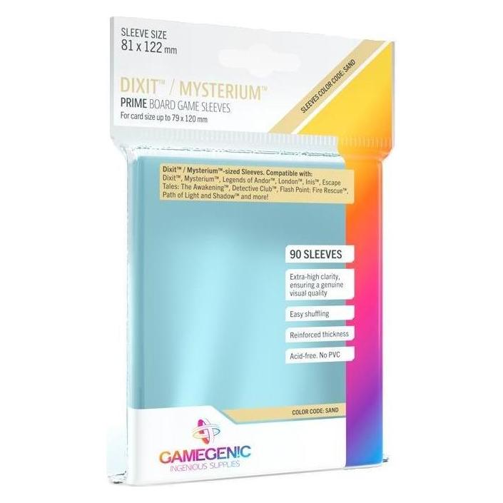 Gamegenic GGS10040 - PRIME Dixit Hüllen 81 x 122 mm - Transparent (90 Hüllen) (GGS10040)
