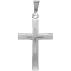 trendor 21557 Kreuz-Anhänger für Damen und Jugendliche 925 Silber 21 x 14 mm