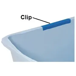 Vileda Clip rot, gelb, grün, blau für Eimer UltraSpeed 1 Stück zur Farbcodierung - Farbe je nach Verfügbarkeit