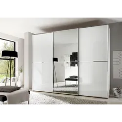 Staud Schwebetürenschrank Sinfonie 249 x 222 cm Glas Alpinweißglas