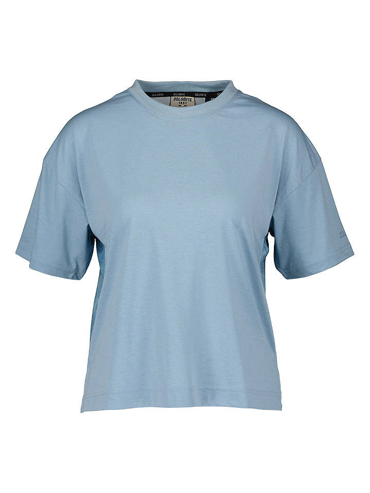 DOLOMITE Shirt "Latemar DRI" in Hellblau - L