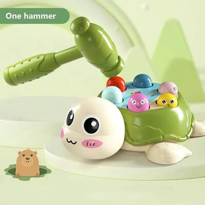 Inspired Finds Turtle Montessori Baby Hammer & Puzzle Toy single Hammer