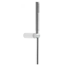 Herzbach Herzbach Living Spa Wannenset rund ABS Halter ABS Stabhandbrause Chrom , 11.620221.3.01 11.620221.3.01