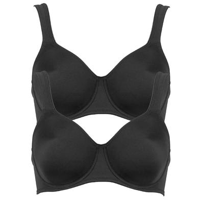 Bügel-BH ANITA "Bügel BH Twin", Damen, Gr. 100, Cup B, schwarz (schwarz schwarz), Obermaterial: 70% Polyamid PA. 30% Elasthan EL., BHs Bügel-BH