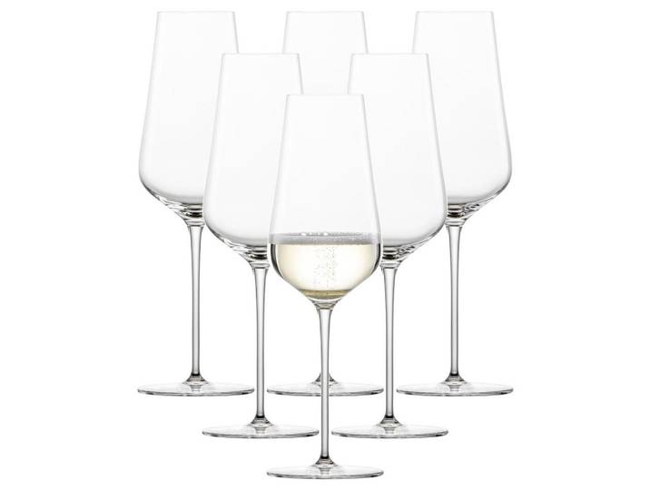 Zwiesel Glas Champagnergläser Duo transparent 378 ml 6er Set, Transparent, Glas, Gläser, Champagnergläser & Sektgläser