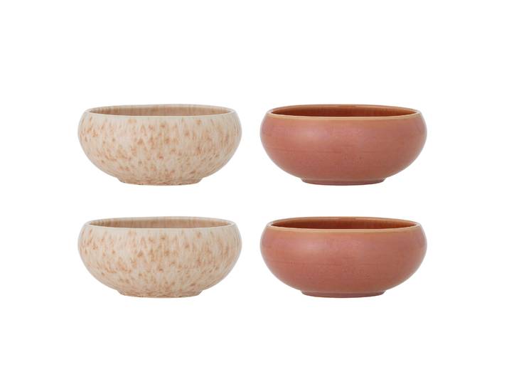 Bloomingville Schaal Roselyn Set van 4 stuks - Roze