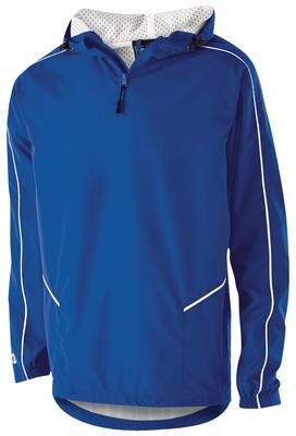 Holloway 229016 Wizard Pullover Jacket in Royal/White size 2XL   Polyester
