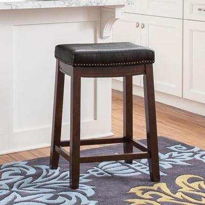 Linon Home Decor Products Ryedale Counter Stool, Counter, Brown
