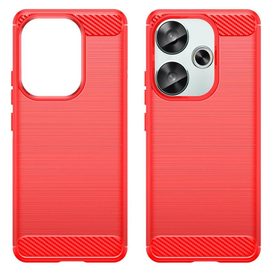 Cover-Discount Xiaomi Poco F6 - Metall Carbon Look Hülle (Xiaomi Poco F6) (46929635)