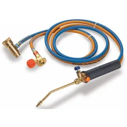 Bi-Gas Oxygene Propane Brenner 1.5 m Schlauch M10 Lötanschluss KEMPER