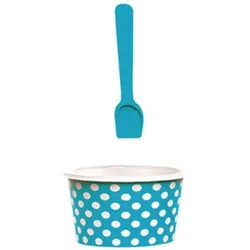 Zak! Dotty, Einwegbehälter, Blau, Weiss