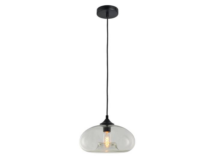 s.luce Hängelampe Cruet Klar Low (Flach), Glas, Rund,Rund, E27, 28x14x28 cm, Lampen & Leuchten, Innenbeleuchtung, Hängeleuchten, Pendelleuchten