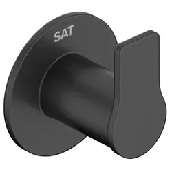 SAT Cool Haken Montage ohne Bohren Schwarz matt SATDCO21MC
