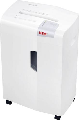 HSM shredstar X24 Aktenvernichter 24 Blatt Partikelschnitt 4 x 37mm P-4 30l Vernichtet auch Büroklammern, CDs, DVDs, Heftklammern