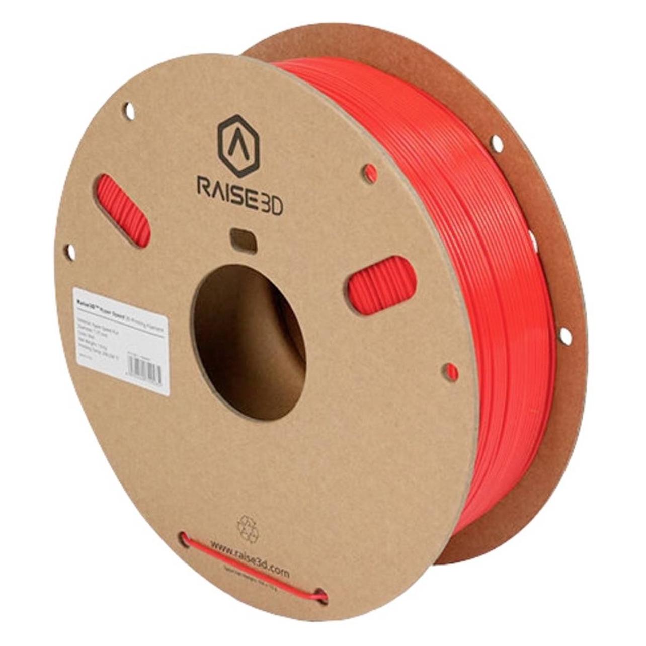 Raise3D Filament Hyper Speed PLA rot 1.0kg 1.75mm (PLA, 1283 g, 1.75 mm) (PMRA-1019-003)