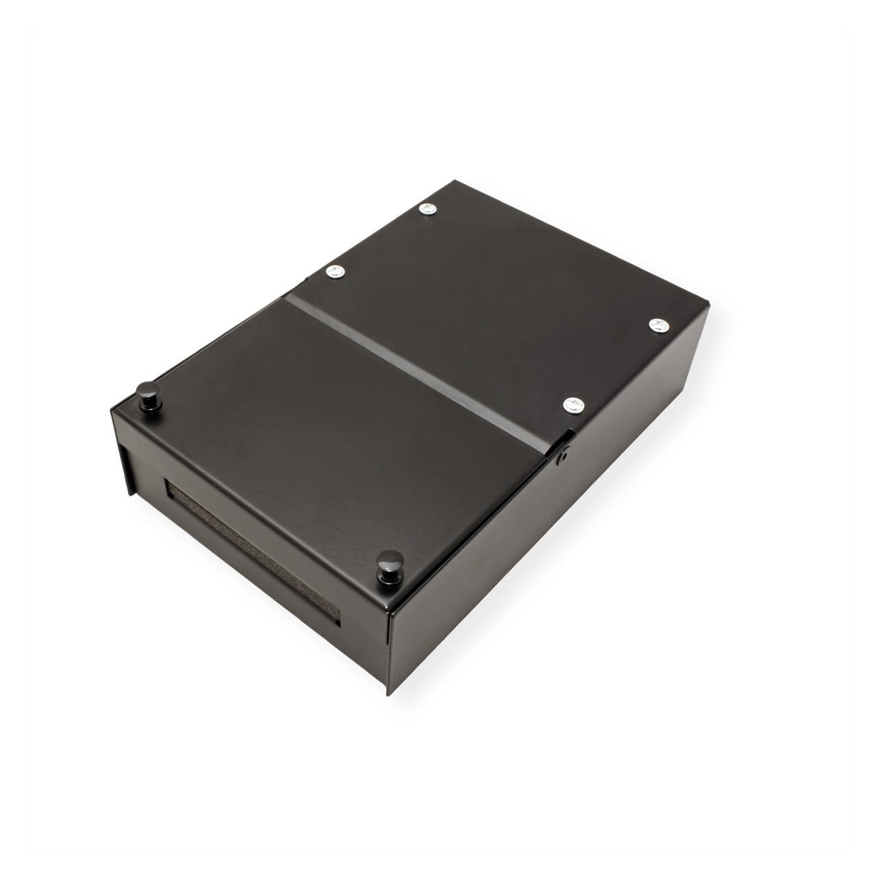 Value Wandgehäuse für 4x Keystones, schwarz (Keystone Modulhalter) (26.99.0330)