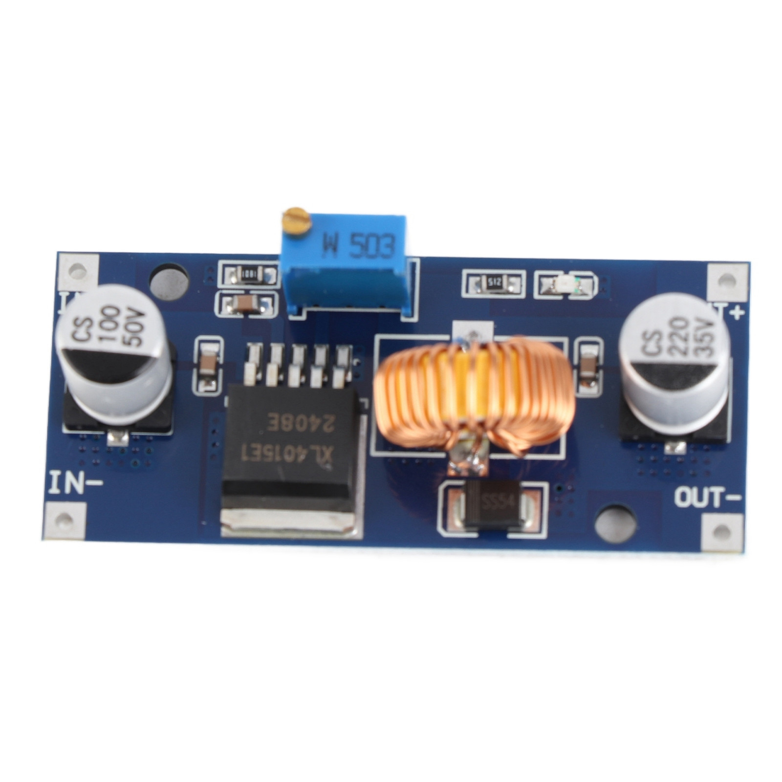 Gistuch DC-DC-omvormermodule met instelbare vermogensreductie