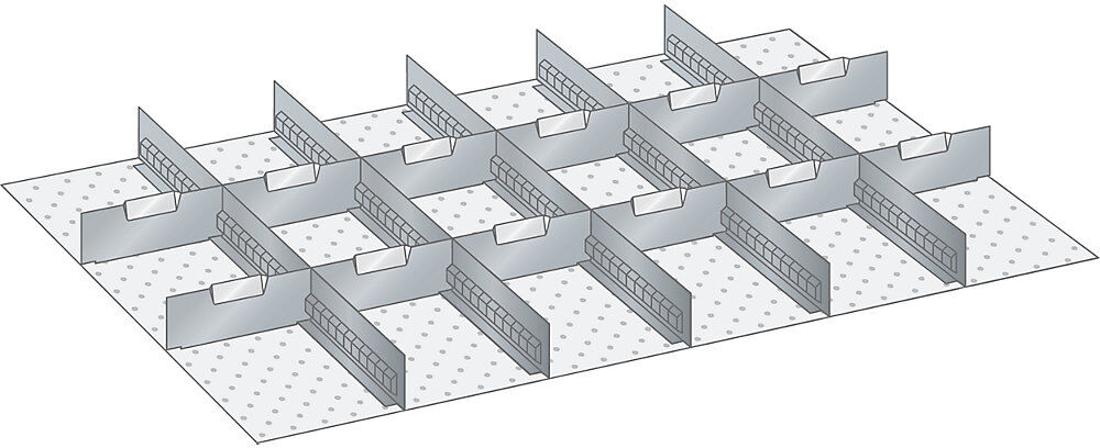 Trennwand, für Schrankmaße 1023 x 725 mm, für Schubladenhöhe 150 mm LISTA