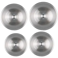 Mamù-Set mit 4 Formen ohne Löcher, Ø 28/30/32/34 cm, aus Aluminium, hergestellt in Italien