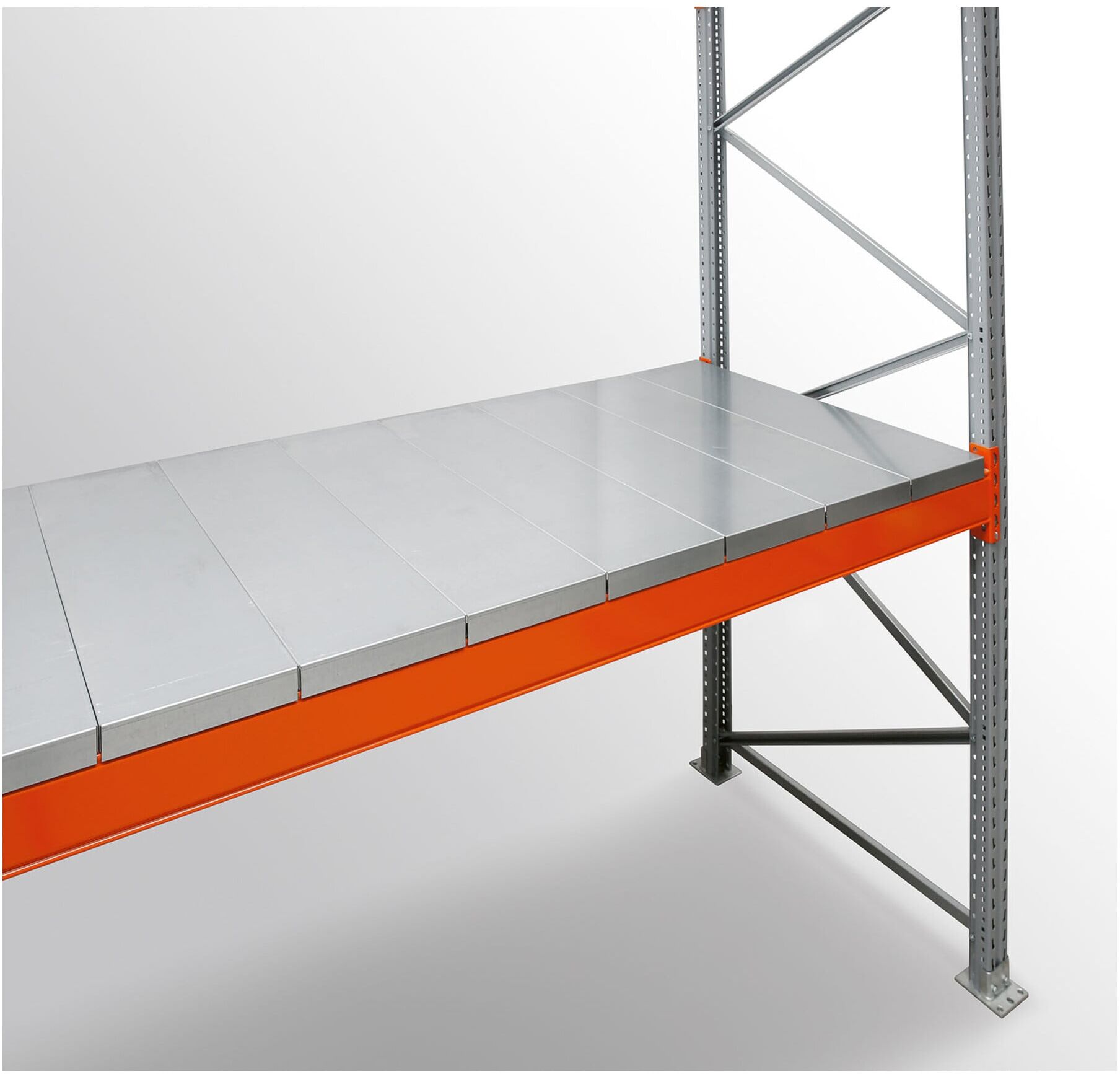 Regalwerk ARTUS-Stahlpaneel 1100 /2700 Regaltiefe: 1100 mm Fachbreite: 2700 mm (B4-12066-K)