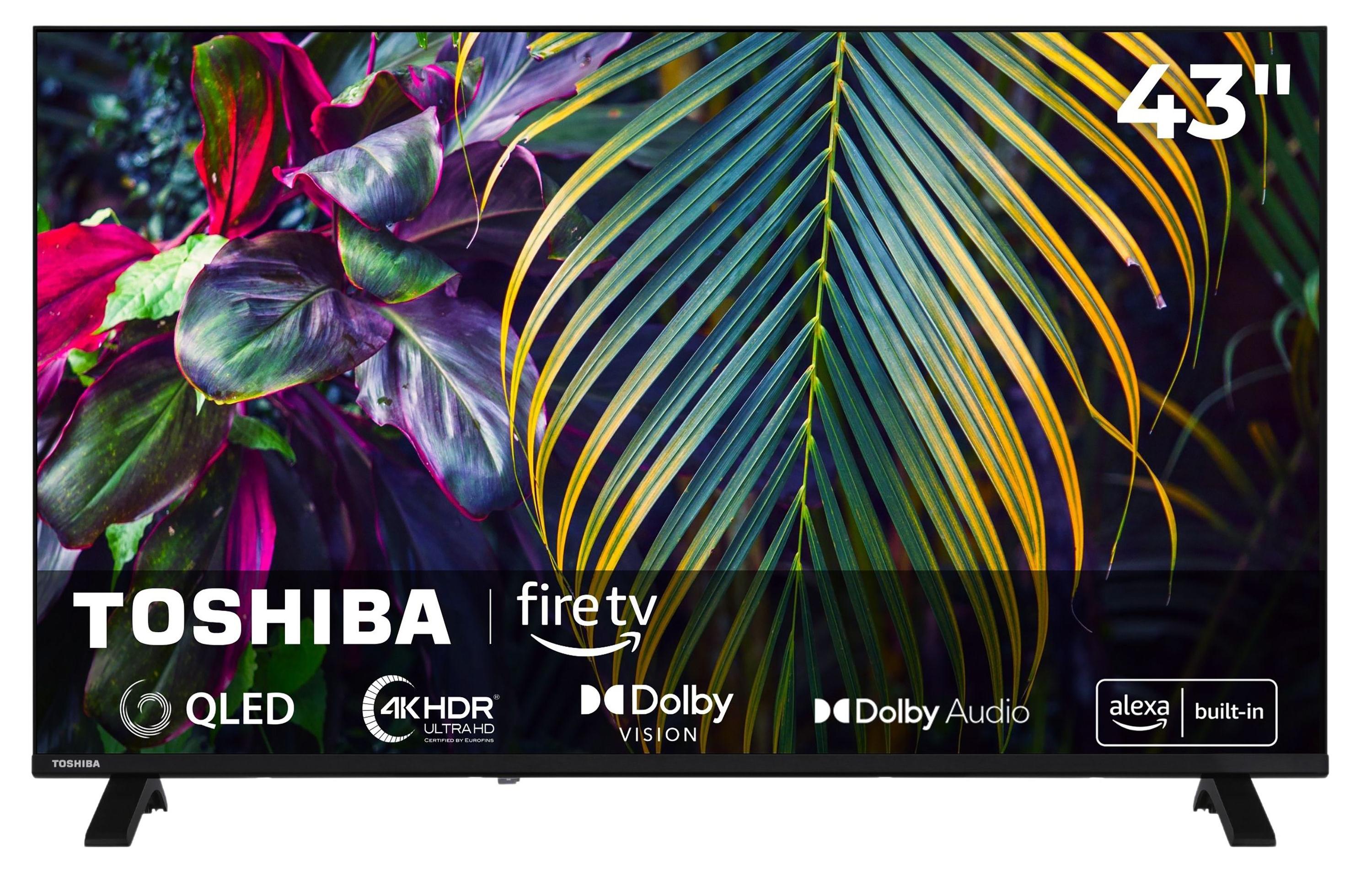 Toshiba 43QF2663DAZ QLED Fire TV 43 Zoll Fernseher 4K UHD Smart TV Dolby Vision HDR Alexa (2026)