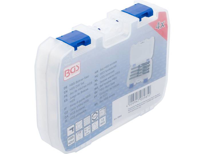 BGS HSS-borenset - 14\, 16\, 18\, 20 mm - 4 delig