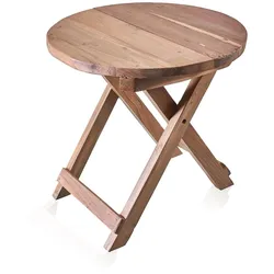 Round Folding Coffee Table - 50x50cm