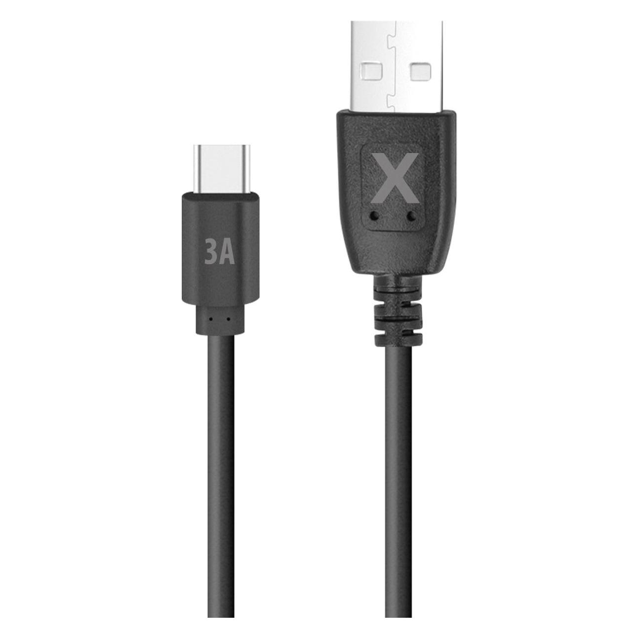 Maxlife cable USB - USB-C 0,5 m 3A black (0.50 m) (70188994)