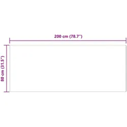 vidaXL, Teppich, Elpenum (80 x 200 cm)