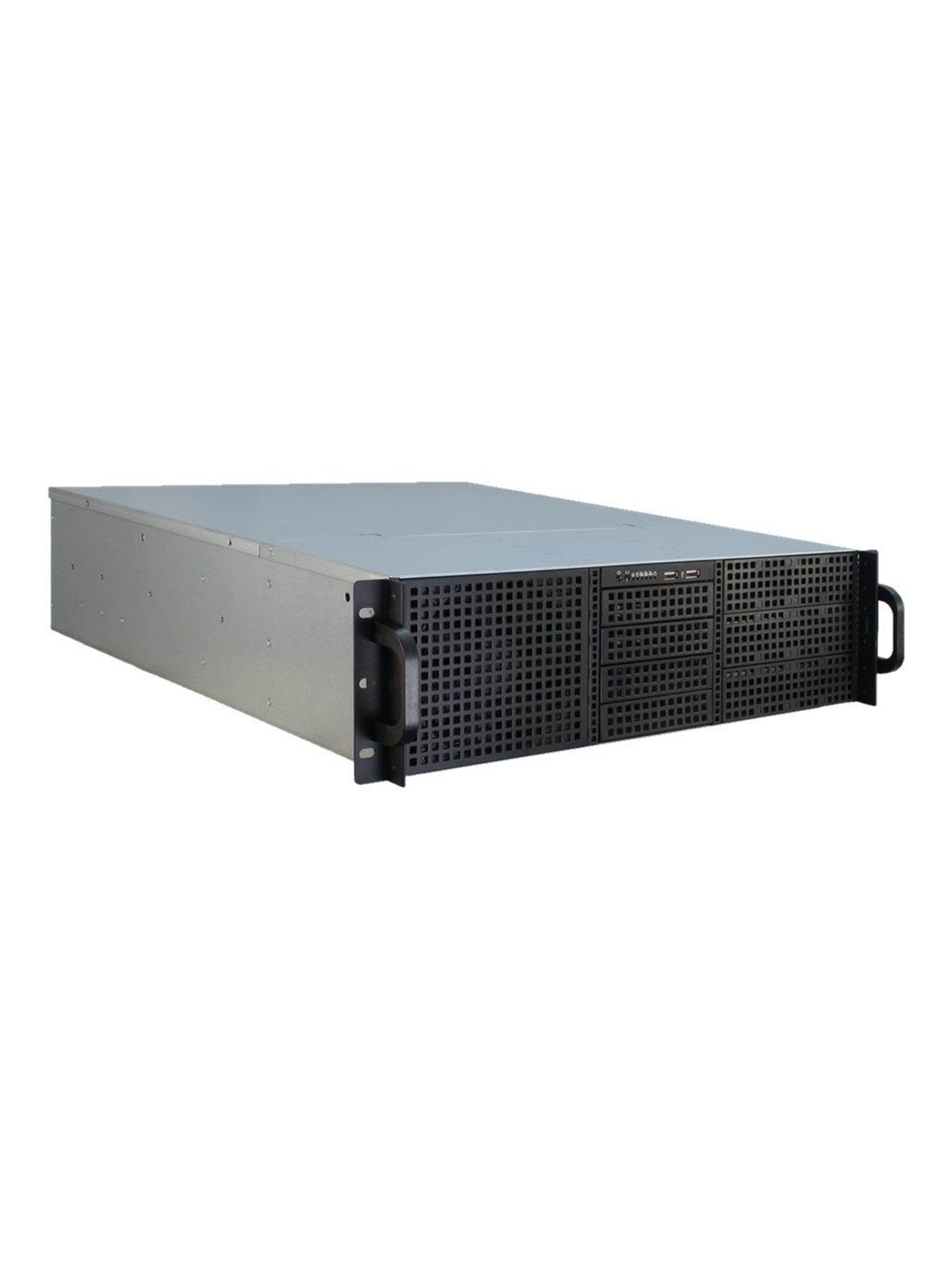 Inter-Tech IPC 3U-30255 - Gehäuse - Server (Rack) - Schwarz