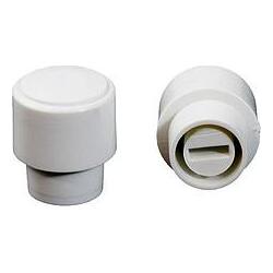 AllParts AP SK 0714-025 Teleschalterkn. rund weiss (Knopf) (47163775)