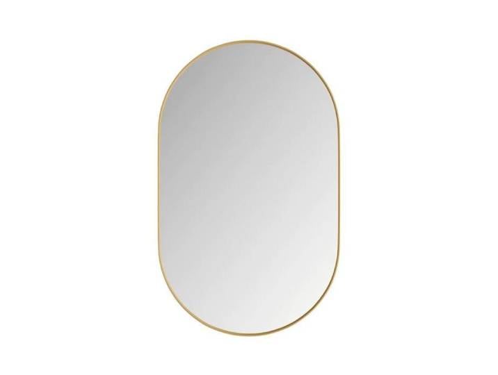 Armoire miroir salle de bain ovale murale cadre doré rangement intérieur meuble miroir lavabo design moderne