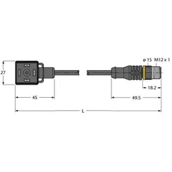 Turck Ventilsteckverbinder VAS04-K81 #6606773