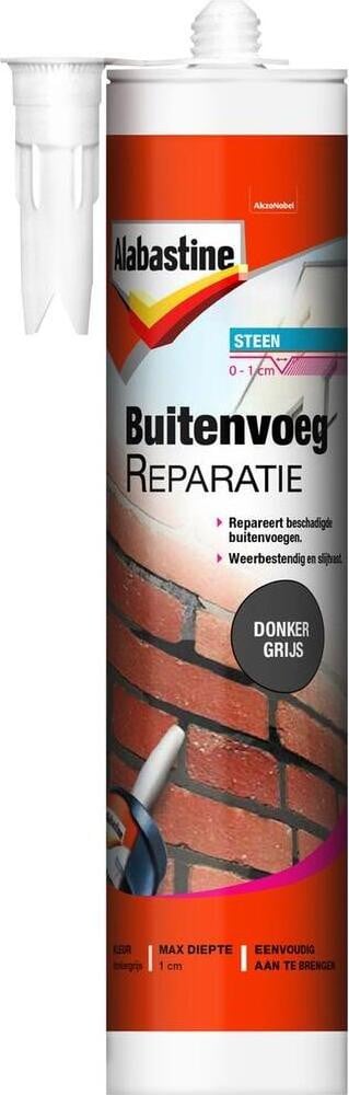Alabastine Buitenvoegreparatie Grijs 0,31 l