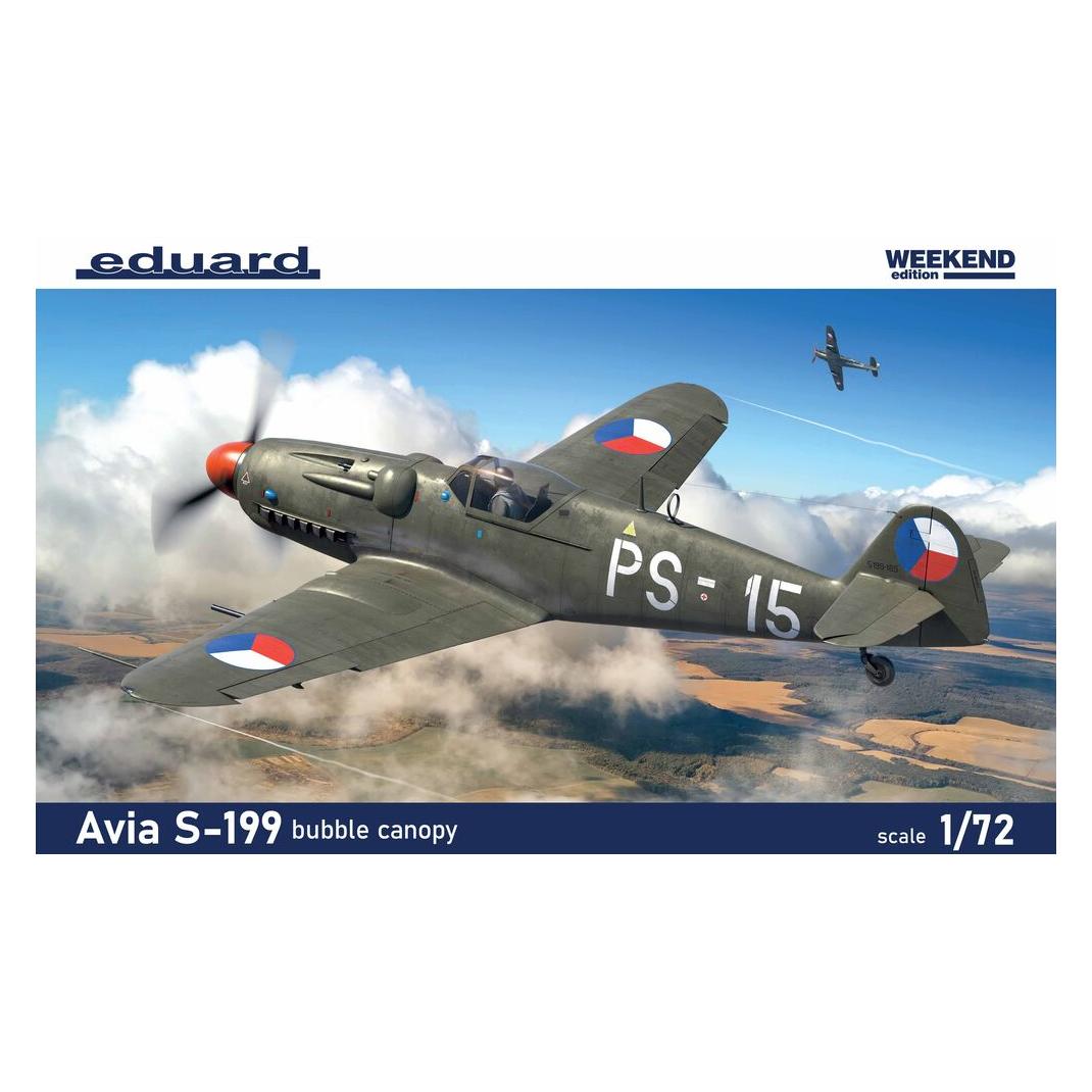 Eduard S-199 bubble canopy 1/72 EDUARD-WEEKEND (7471)