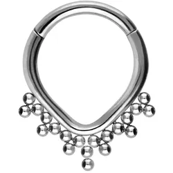 Titan Segmentring Clicker TROPFEN + KUGELN