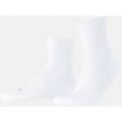 Unisex Kurzsocken Run Rib Weiß 42-43
