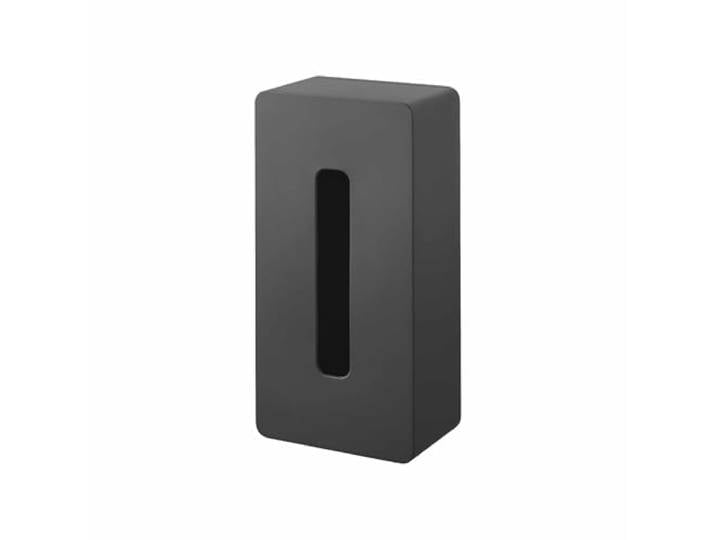 Yamazaki 5588 Tower Film Hook Tissue Case\, Black\, ABS Resin/Polycarbonate/Pet/Polyurethane\, 26.2 x 13.2 x 8.3 cm